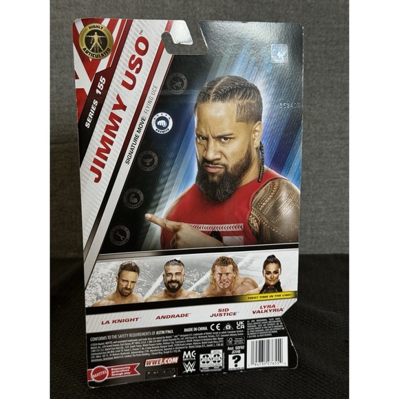 WWE Main Event Series 155 Jimmy Uso Action Figure NO YEET Shirt 2025 - Picture 2 of 2